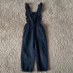 Zara Toddler Girl Ruffle Overalls